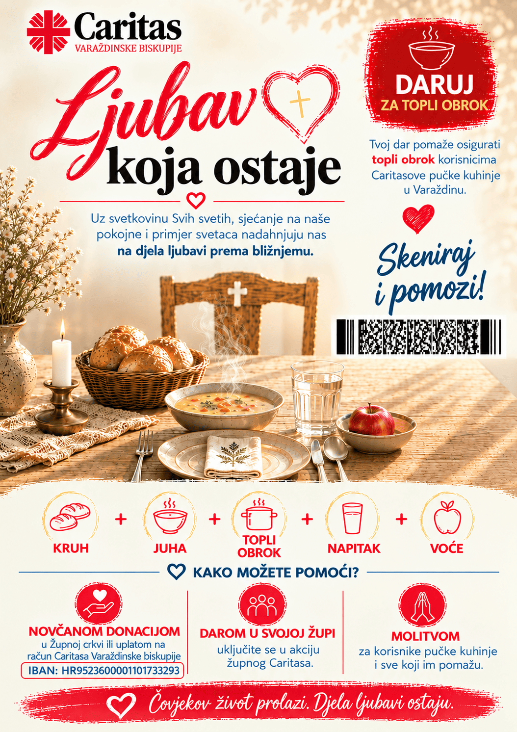 ​„Ljubav koja ostaje” — jesenska akcija Caritasa Varaždinske biskupije za tople obroke 